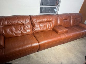 Genuine Leather 3 Piece Recliner Set