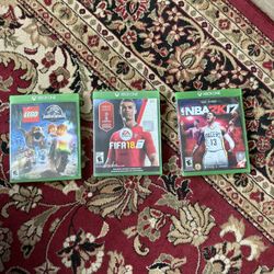 Xbox 1 Video Games, fifa, Lego, NBA 17