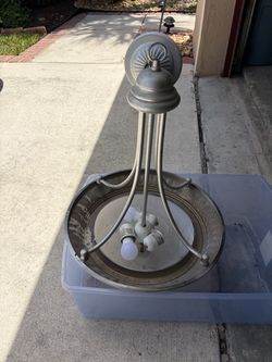 Pendant light fixture + flush mount