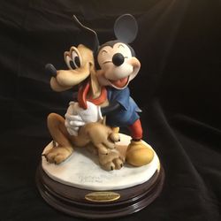 Armani/Disney Figurine — Mickey & Pluto