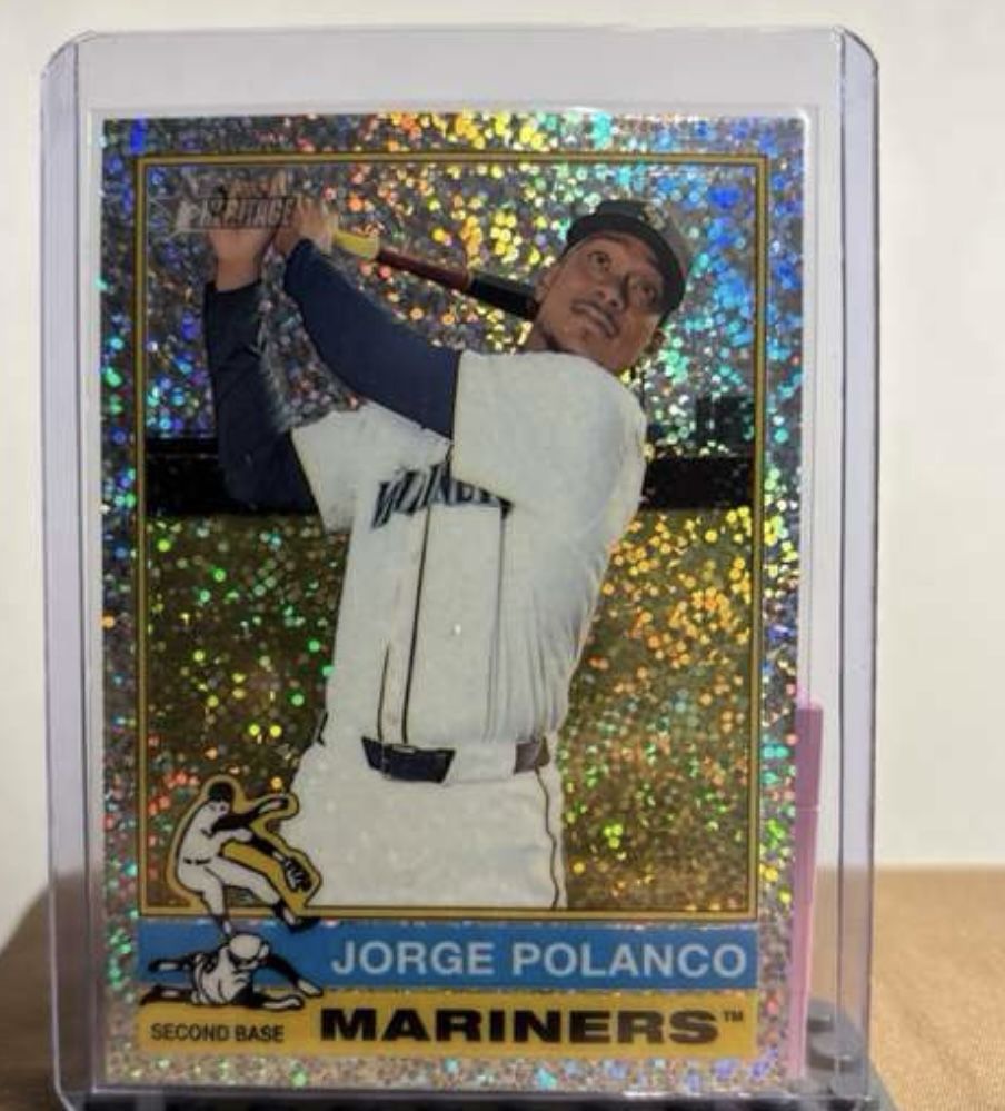 Jorge Polanco Silver Sparkle Parallel
