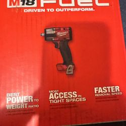 Brand New M18 FUEL Gen-2 18V Lithium-Ion Brushless Cordless Mid Torque 1/2 in. Impact Wrench w/Friction Ring 