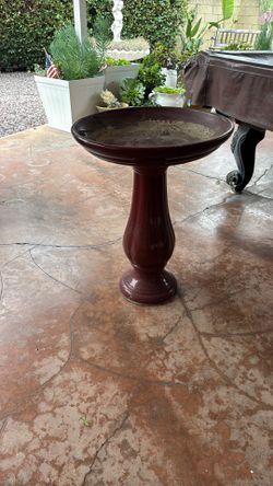 Bird Bath Ceramic