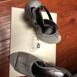Coach leather shoes size 9