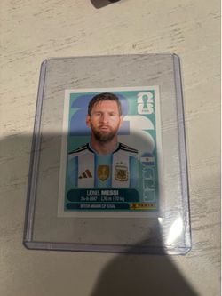 Messi 2026 panini sticker