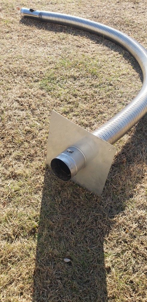 Pellet Stove Pipe Liner 4" 10' Flexible Chimney Liner