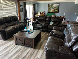 3 piece sofa and love seats