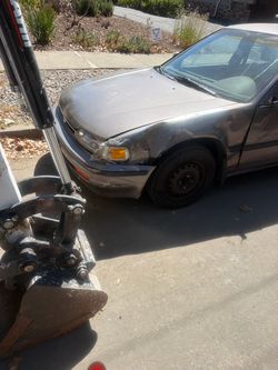Honda Accord Sedan — Damaged, still drives registered looks ugly