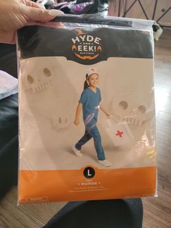 Halloween Costume NURSE size Kids Large 