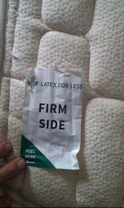 Queen Latex + Organic Cotton mattress
