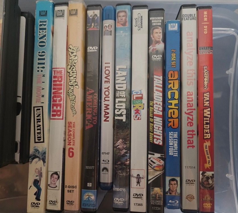 $3 DVDs Each