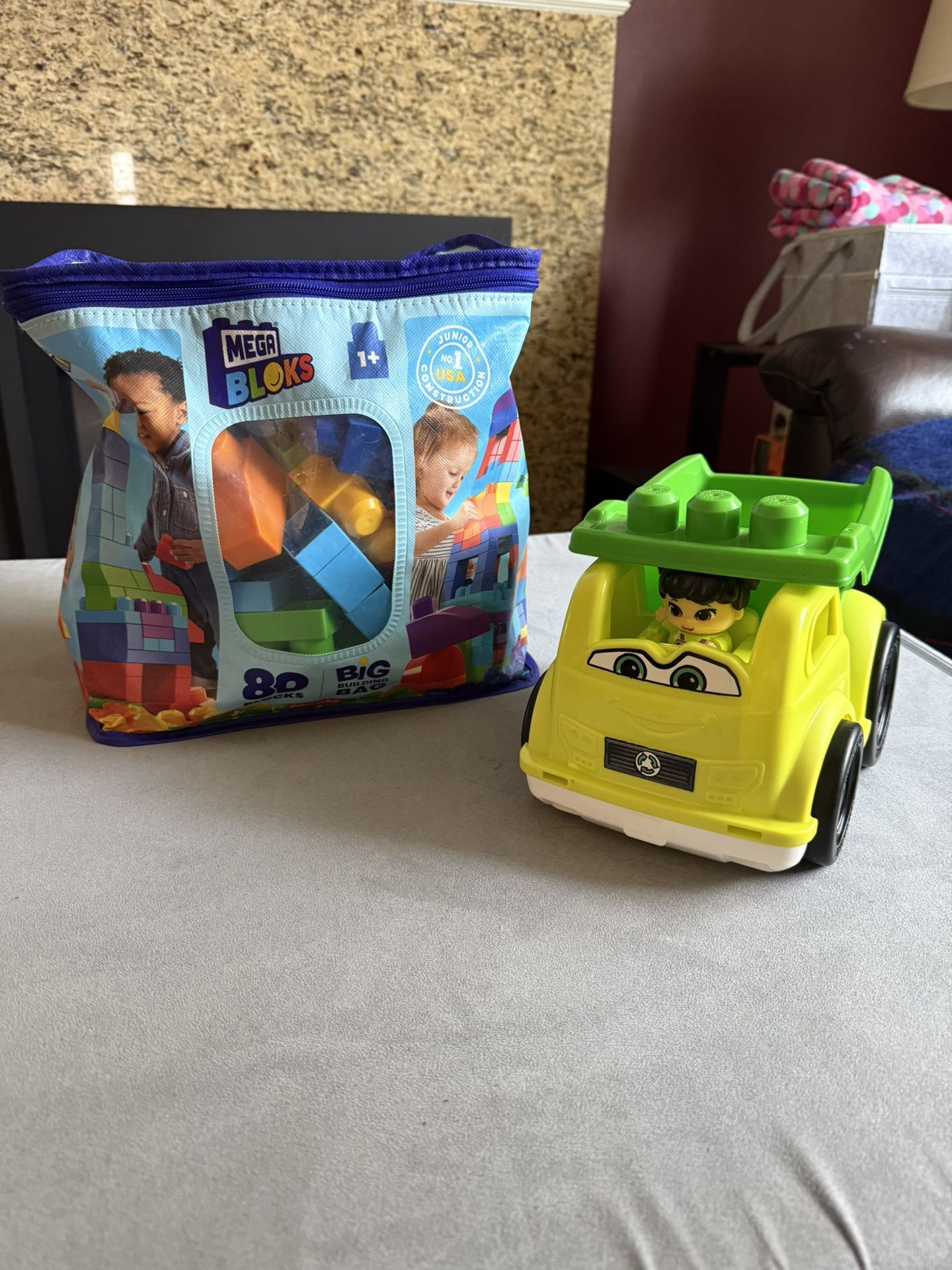 Mega Blocks And Dump Truck