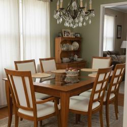 Dining room table with chairs
