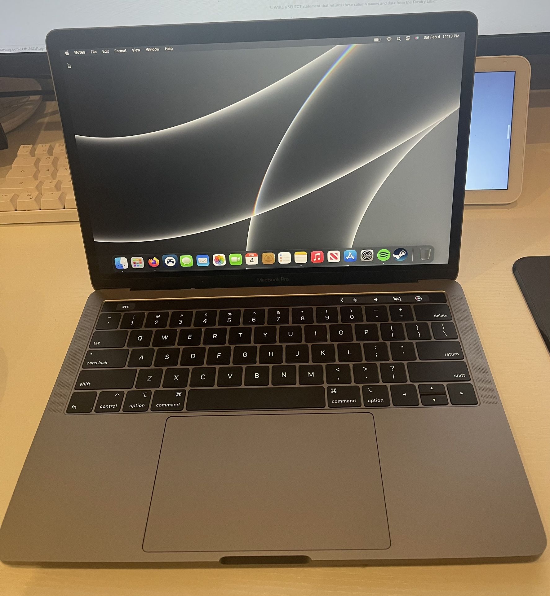 13 inch MacBook Pro 2019 with Touchbar