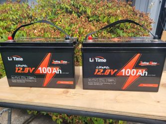 Litime  12 volt 100 amp lithium  battery
