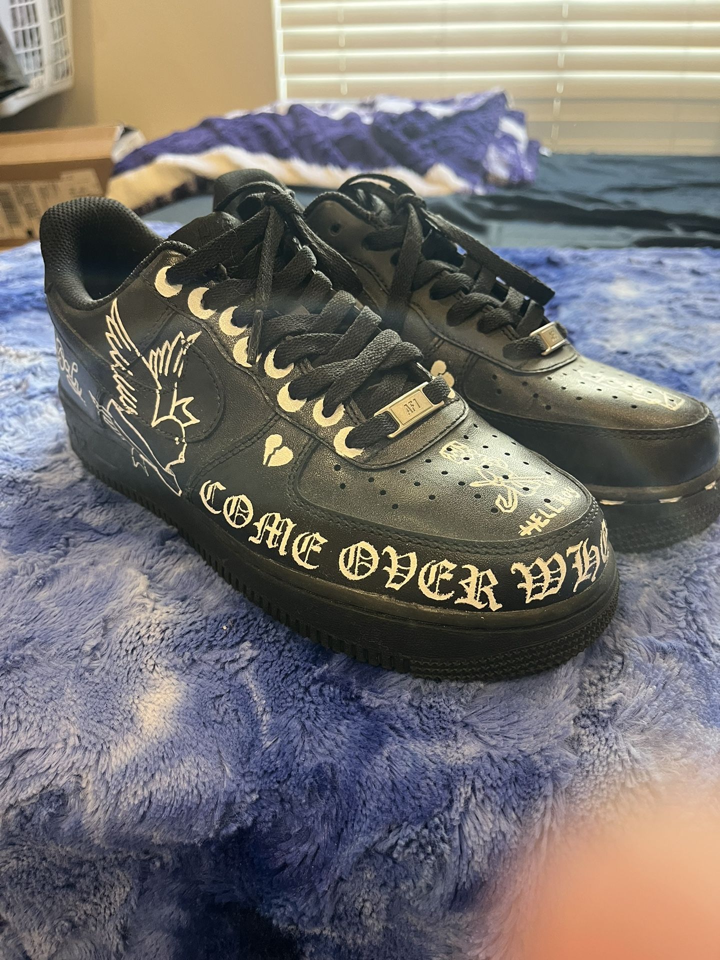 Lil Peep Custom Air Force 1's