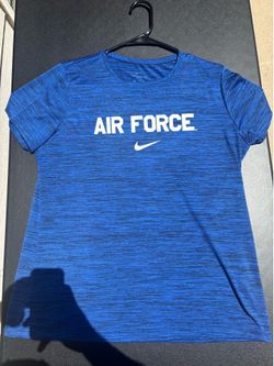 Nike Air Force Blue/Black Dri-Fit Shirt LG