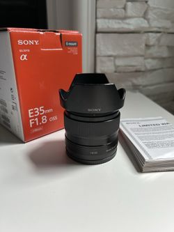 Sony E 35mm f/1.8 OSS Lens