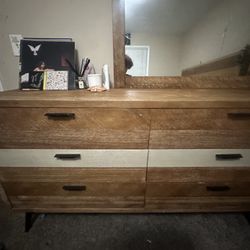 wood paneling dresser