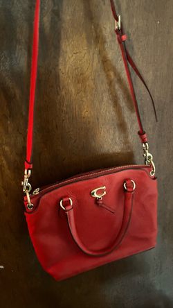 Red Coach Bag