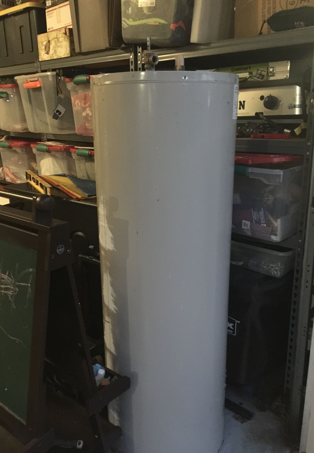 Used hot water tank for parts