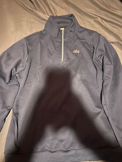 Blue navy alo quarter zip