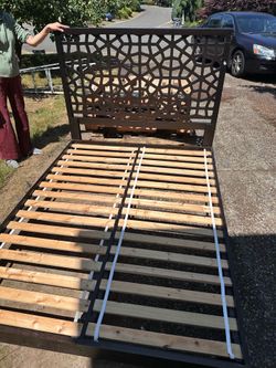 West Elm Morocco Queen size bed frame