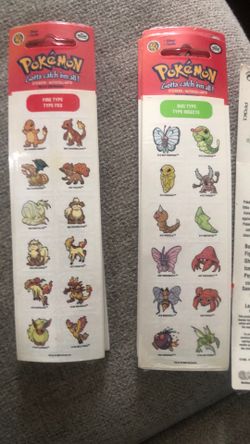 1999 Pokémon stickers
