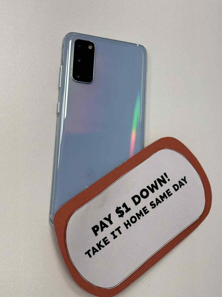 Samsung Galaxy S20 5G - Pay $1 DOWN AVAILABLE - NO CREDIT NEEDED