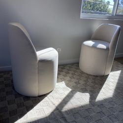 Upholstered Chairs (sold as 2) 