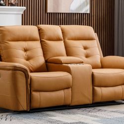Leather Loveseat Recliner