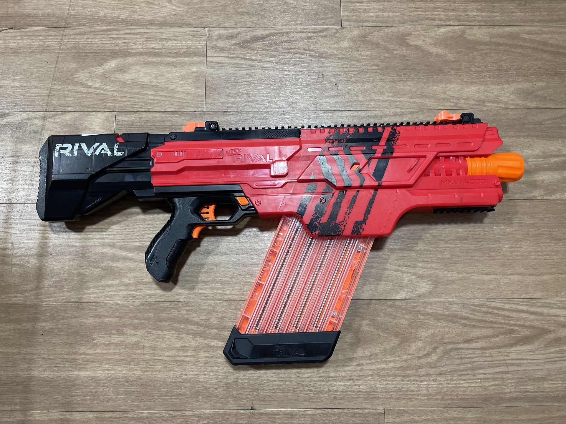 Nerf Rival KHAOS MXVI-4000 Blaster Team RED 40 Rounds 2015 Hasbro
