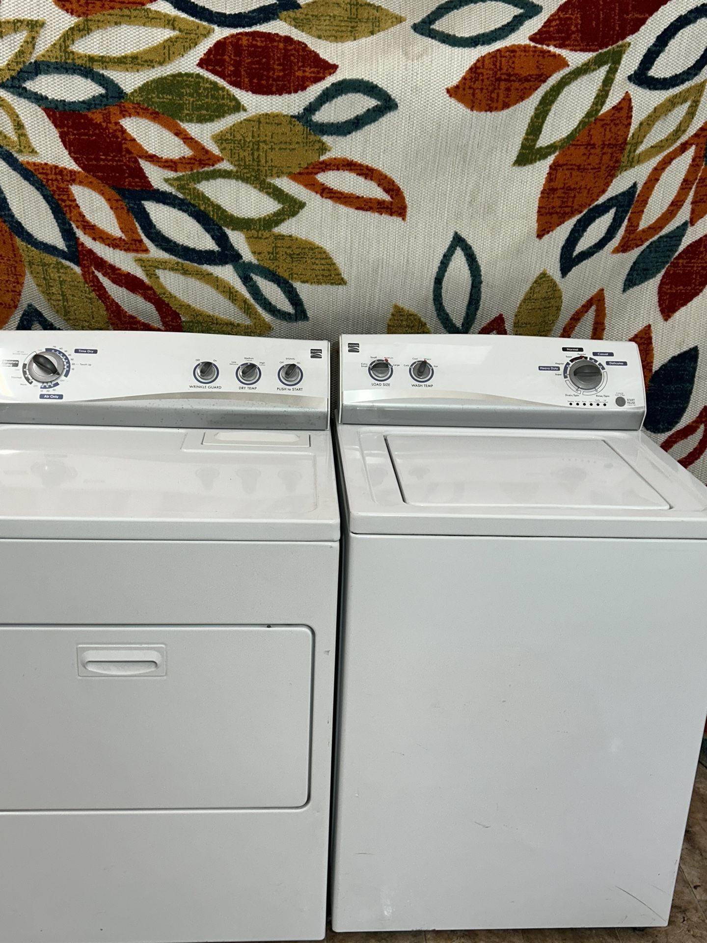 Kenmore Washer And Dryer