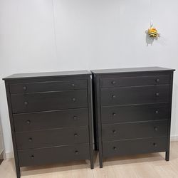 IKEA Black Dresser Cajoneras Wardrobe