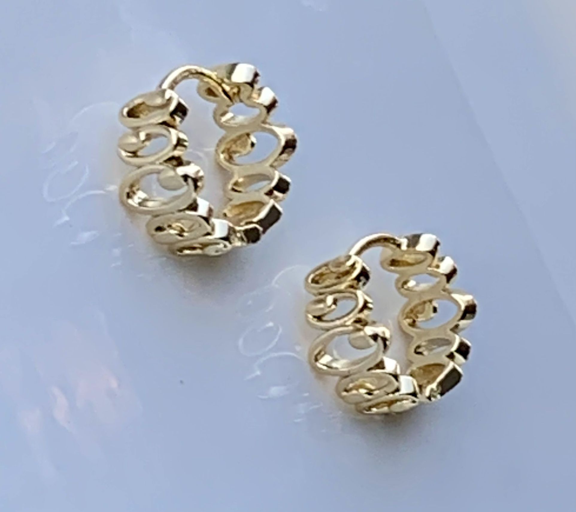 18k Hoop Earrings