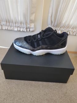 2017 NIKE AIR JORDAN 11 LOW RETRO BARONS SIZE 10.5
