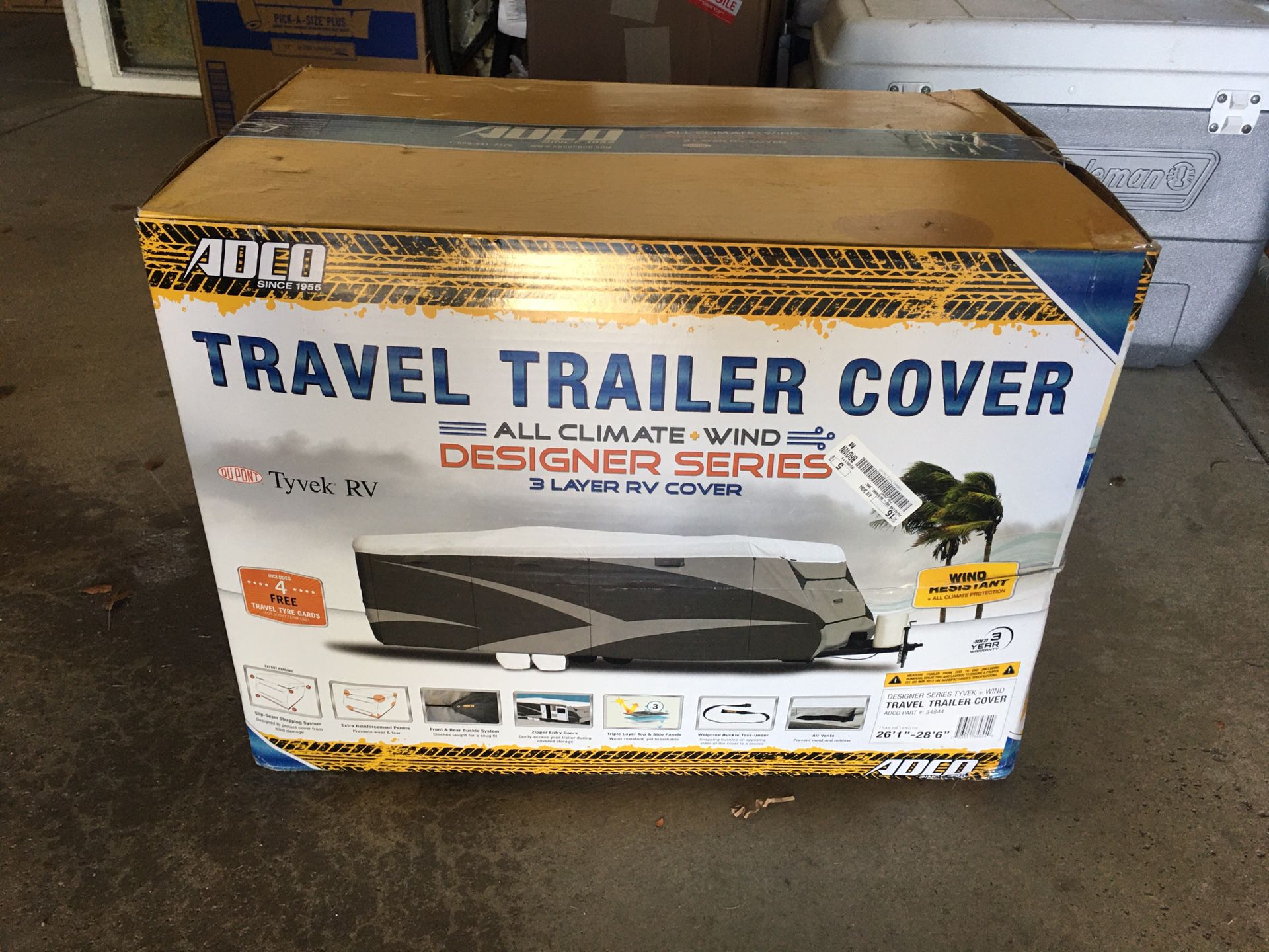 26’ to 28’ Travel Trailer RV Cover