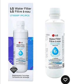 LG LT1000P Refrigerator Water Filter Cartridge 200 gal 6 Month Chlorine Odor
