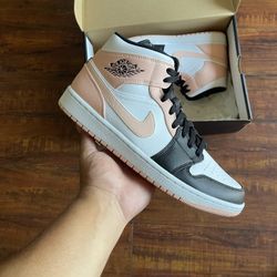 Jordan 1 Mid Pink Size 10