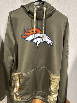 Broncos Salute to Service Camo Nike Sweatshirt-XL