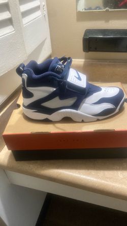 Nike High-Top Sneakers Navy Blue and White