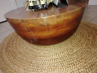 Wood Coffe Table TV stand Holds Ip To 50'