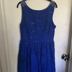 Royal Blue Fancy Dress