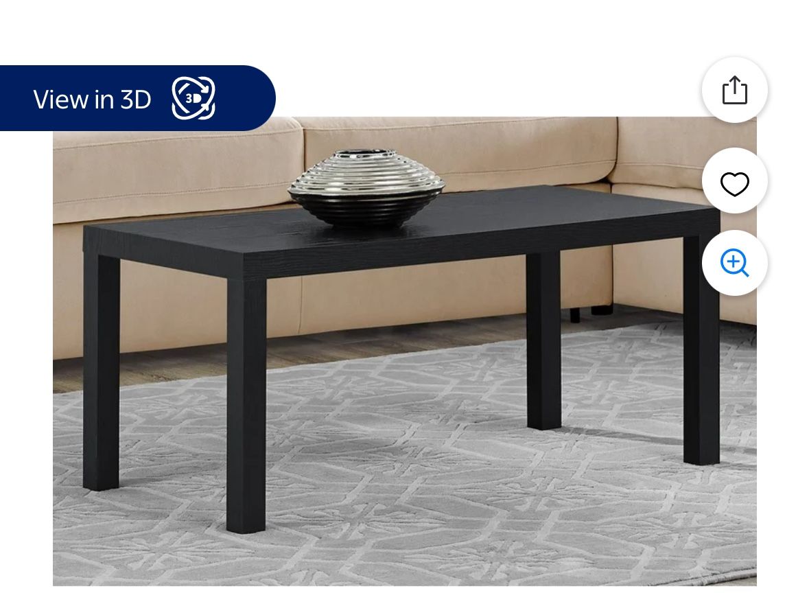Black Oak Coffee Table