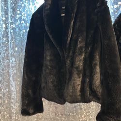 Fur Black Jacket 