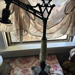 Antique/Vintage Art Deco Bridge top Table Lamp 