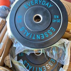 New pair of 45 pounds bumper weight