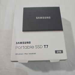 New Samsung Portable SSD T7 2TB