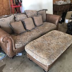 SOFA AND OTTOMAN FROM STAR FURNITURE 
