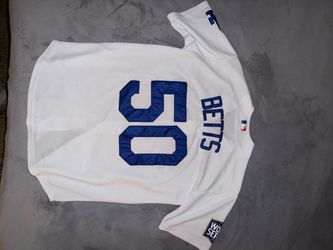 Mookie Betts #50 Dodgers World Series Jersey Lg